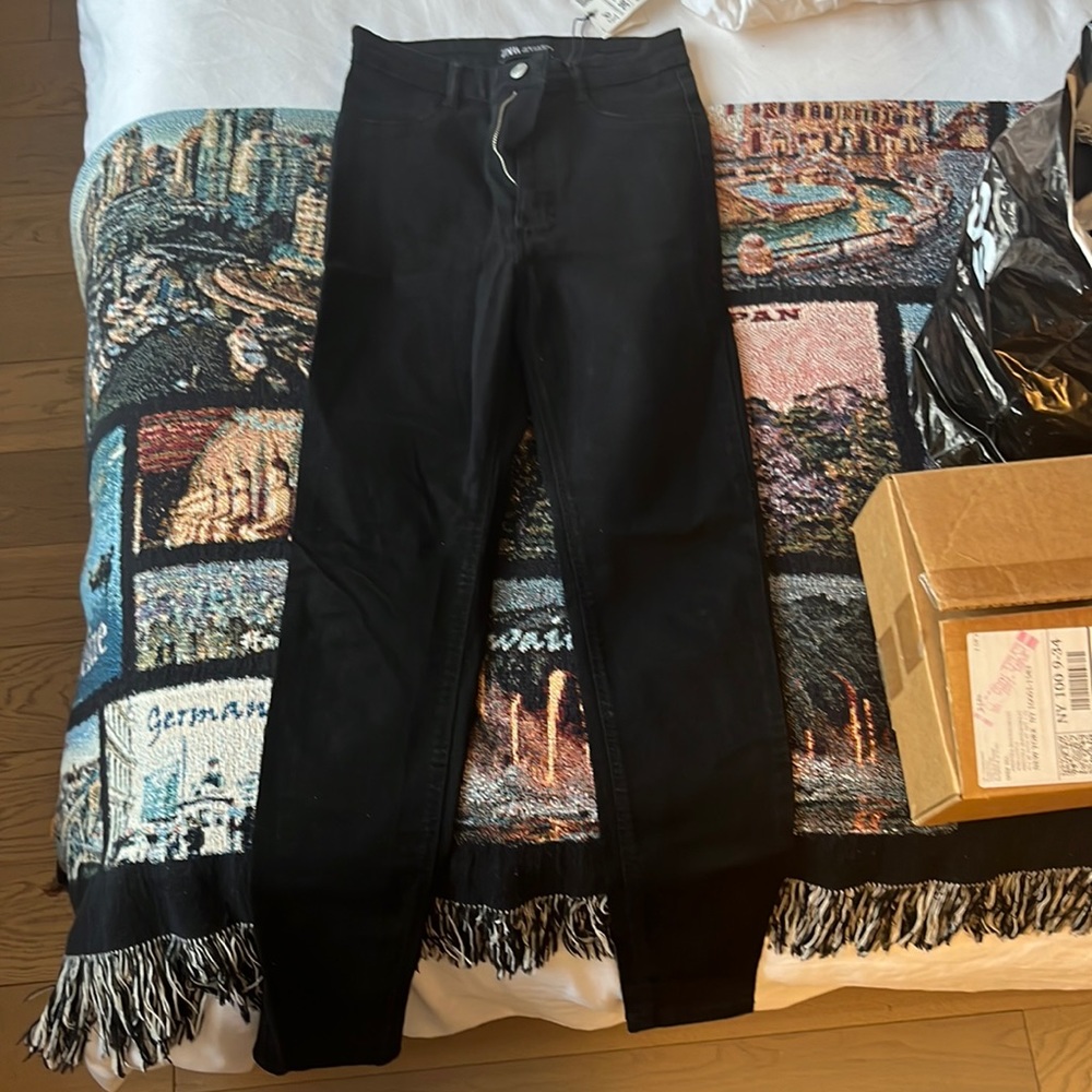 Black skinny jeans - zara NWT